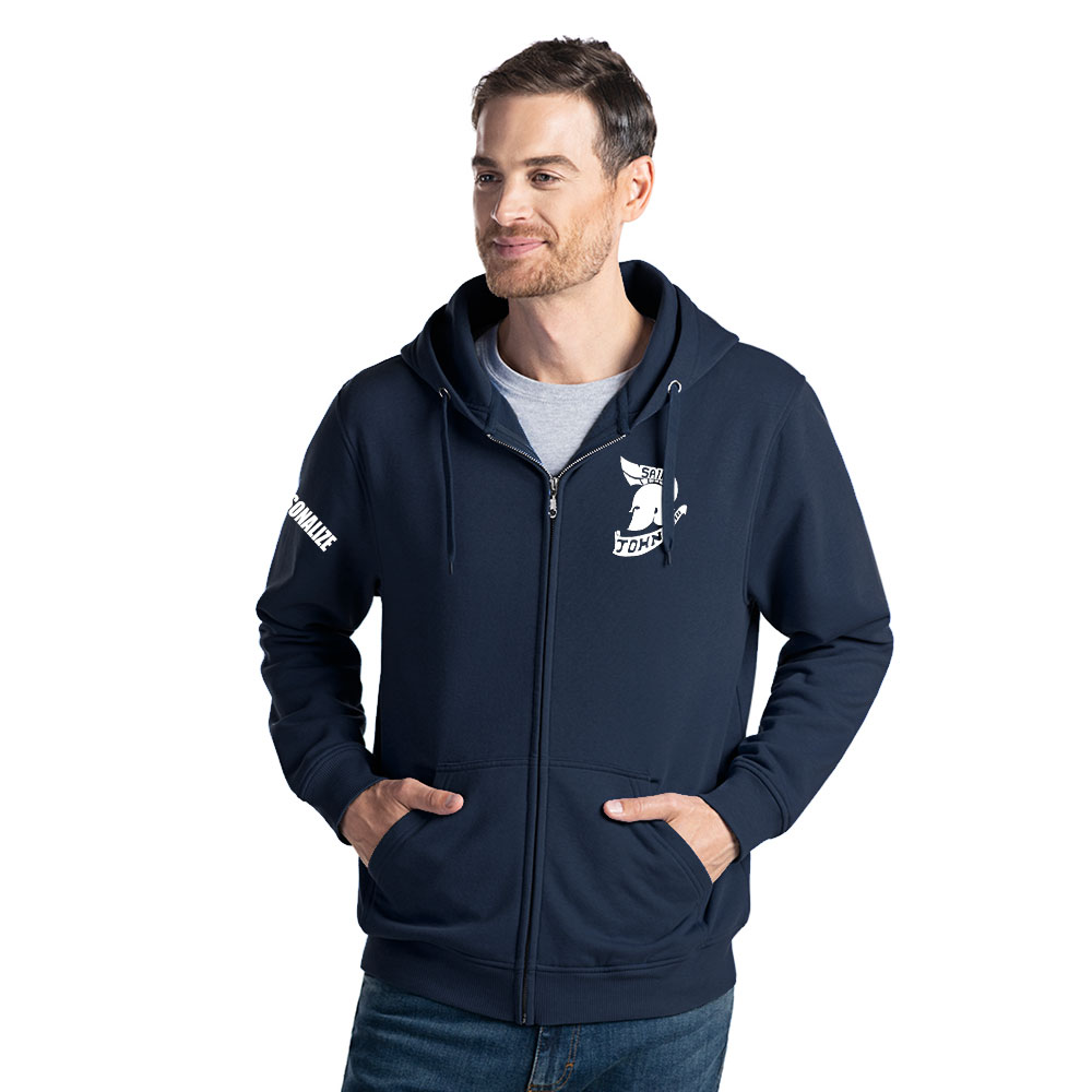 St John XXIII Adult Grad Zip Hoodie <span style="font-size:smaller;">SURFER BRAND 70% cotton / 30% poly</span>