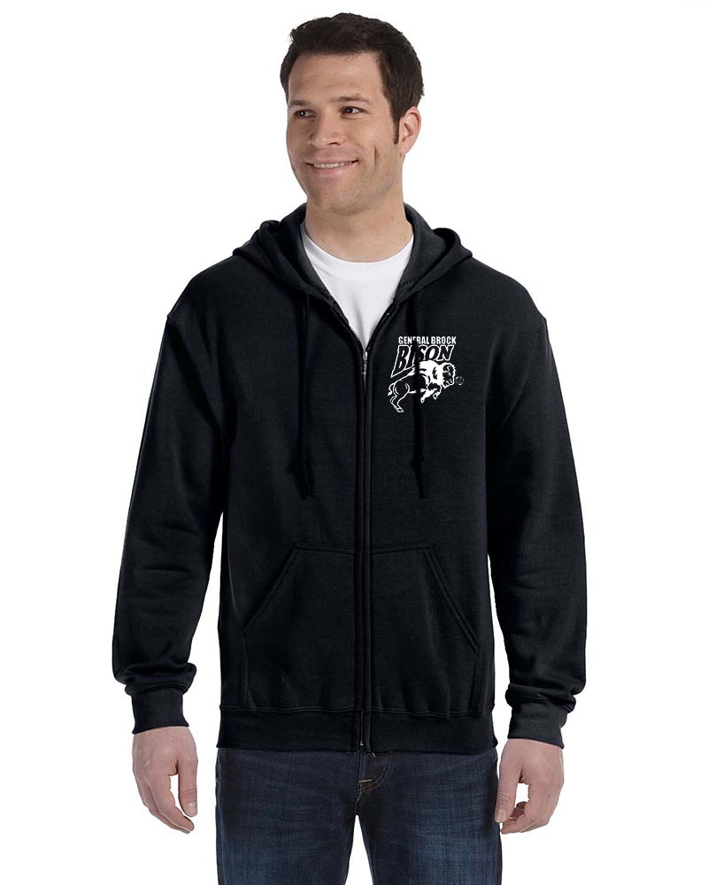 General Brock New Merch Spiritwear Adult Zip Hoodie