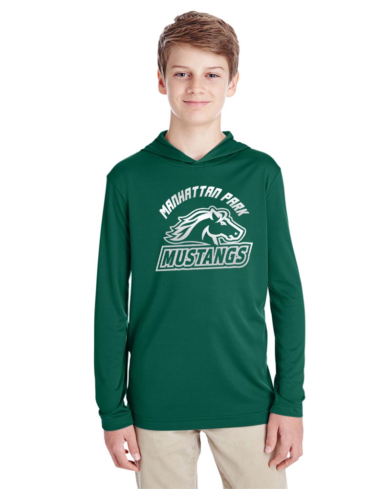 Manhattan Park Mustangs Spiritwear Youth Performance Hoodies